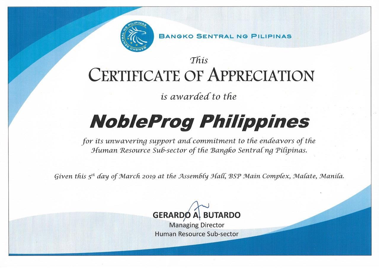 A job well done indeed!